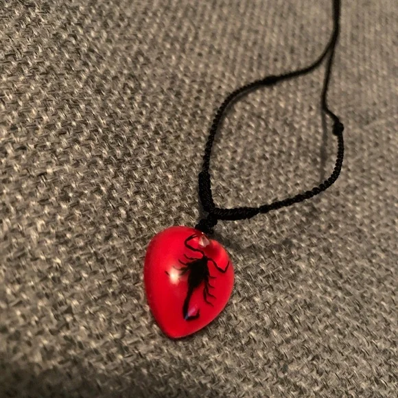 Jewelry Mini Scorpion Plastic Heart Insect Punk Necklace Poshmark
